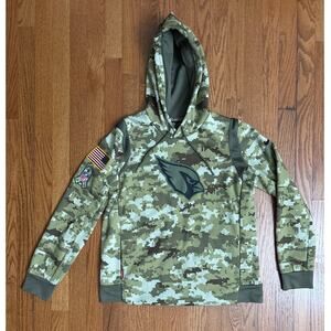 Arizona Cardinals Nike Salute to Service Camo Hoodie Sweatshirt NFL Adult Medium